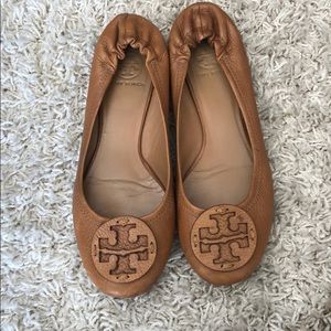 Tory Burch Nude Flats